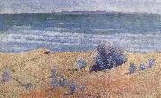 Henri Edmond Cross Beach on the Mediterranean oil painting reproduction